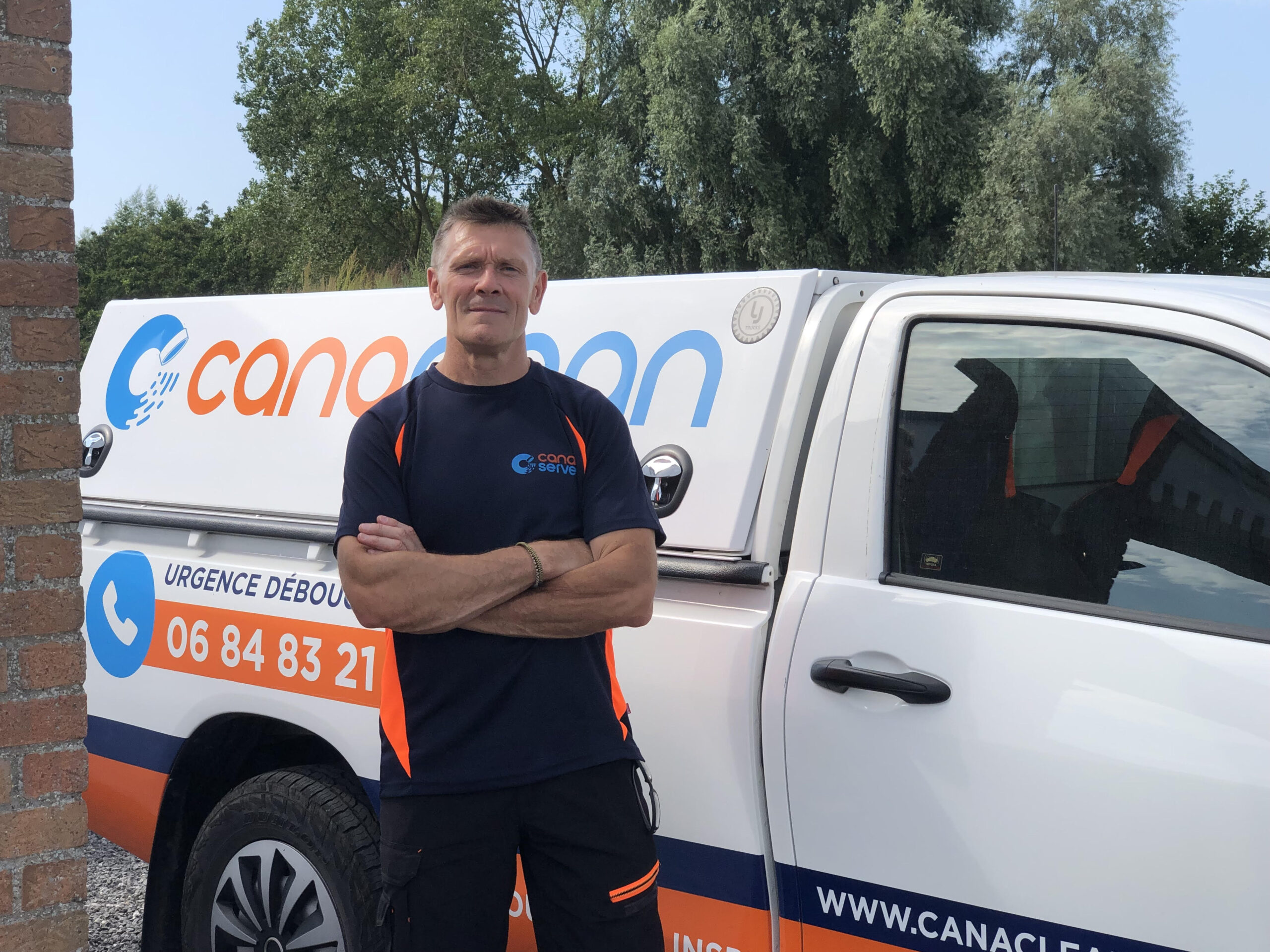 Portrait de Benoit pour Canaserve, service de débouchage de canalisation et diagnostic technique